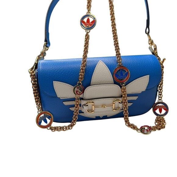 Gucci & Adidas Limited Horsebit Shoulder Bag - Picture 3 of 15